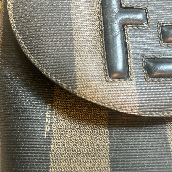 Fendi Black and Brown Crossbody Bag - Picture 2 of 10